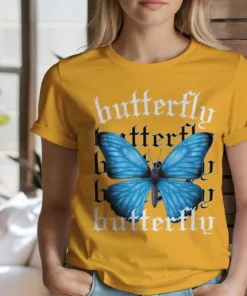 Camisetas estampadas de mariposas