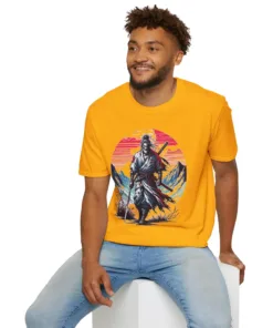 Camisetas estampadas de Guerrero Samurai
