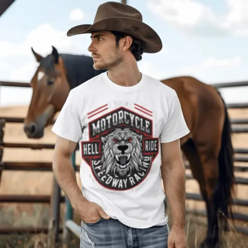 Camisetas estampadas de motos