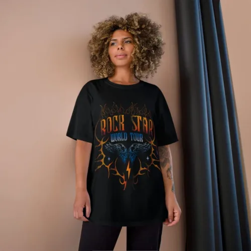 Camisetas estampadas de Rock