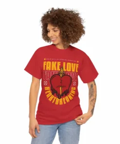 Camisetas estampadas corazones rotos